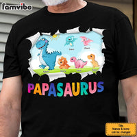 Personalized Gift For Grandpa Papasaurus Shirt - Hoodie - Sweatshirt 28274 thumb 1