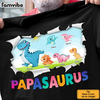 Personalized Gift For Grandpa Papasaurus Shirt - Hoodie - Sweatshirt 28274 thumb 1