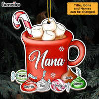 Personalized Christmas Gift For Grandma Hot Cocoa Cup Ornament 28276 thumb 1