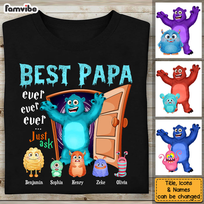 Personalized Gift For Grandpa The Coolest Monster Grandpa Ever Shirt - Hoodie - Sweatshirt 28278 1
