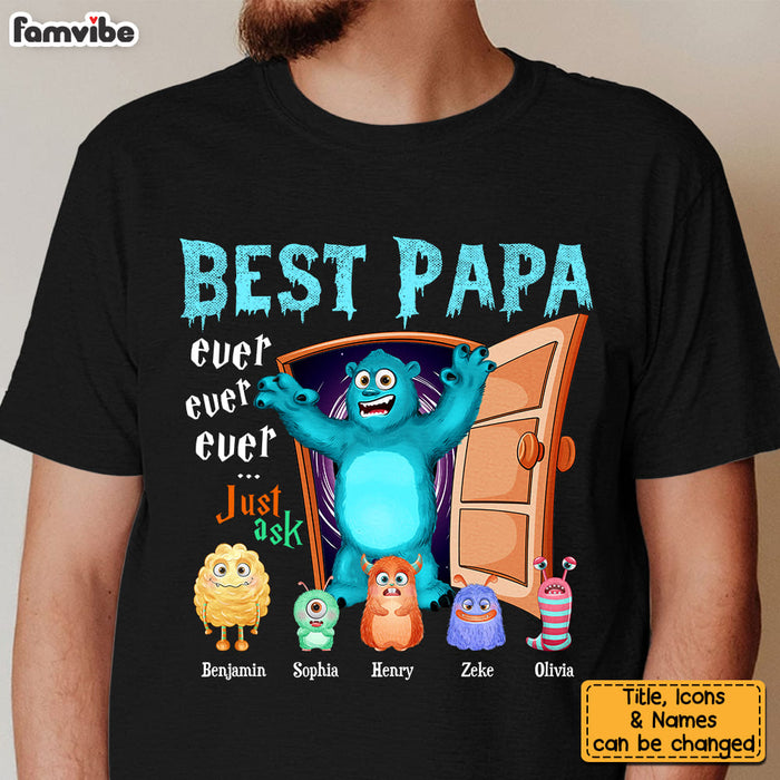Personalized Gift For Grandpa The Coolest Monster Grandpa Ever Shirt - Hoodie - Sweatshirt 28278 1