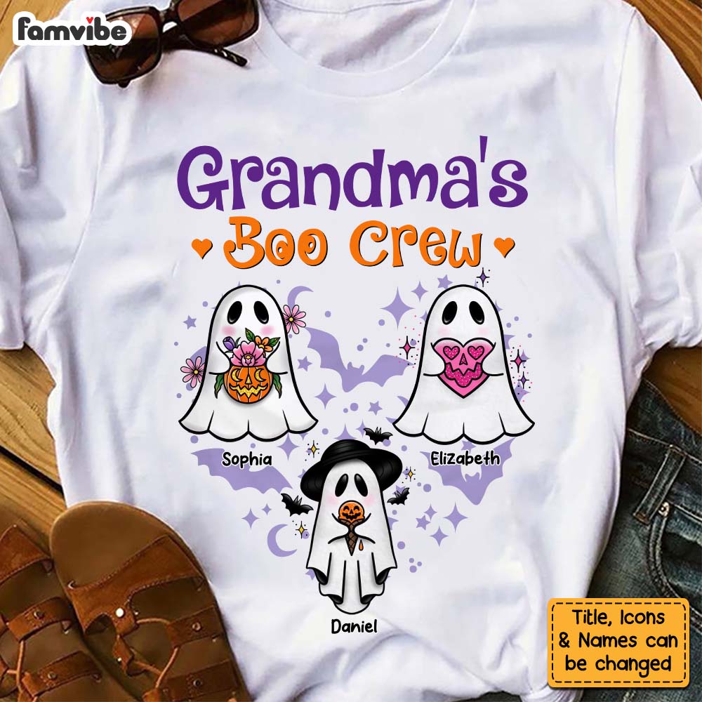 Personalized Halloween Gifts For Grandma Boo Crew Shirt Hoodie Sweatshirt 28281 Primary Mockup