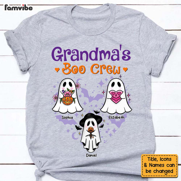 Personalized Halloween Gifts For Grandma Boo Crew Shirt - Hoodie - Sweatshirt 28281 1