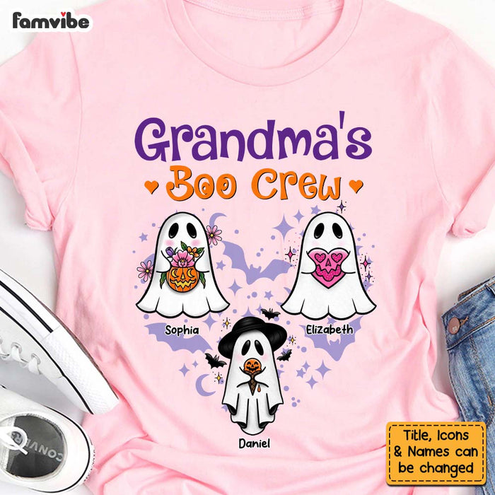 Personalized Halloween Gifts For Grandma Boo Crew Shirt - Hoodie - Sweatshirt 28281 1