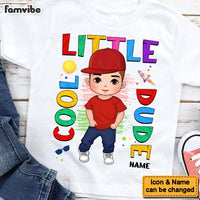 Personalized Birthday Gift For Grandson Cool Little Dude Kid T Shirt 28283 thumb 1