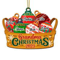 Personalized Gift For Grandma Christmas Ornament Basket Ornament 28286 thumb 1