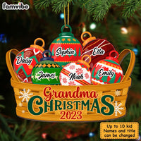 Personalized Gift For Grandma Christmas Ornament Basket Ornament 28286 thumb 1
