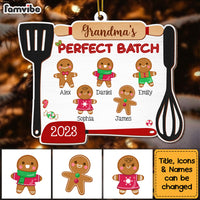 Personalized Christmas Gift For Grandma Perfect Gingerbread Batch Ornament 28287 thumb 1