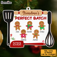 Personalized Christmas Gift For Grandma Perfect Gingerbread Batch Ornament 28287 thumb 1