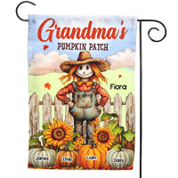 Personalized Gifts For Grandma Fall Season Pumpkin Patch Flag 28288 thumb 1