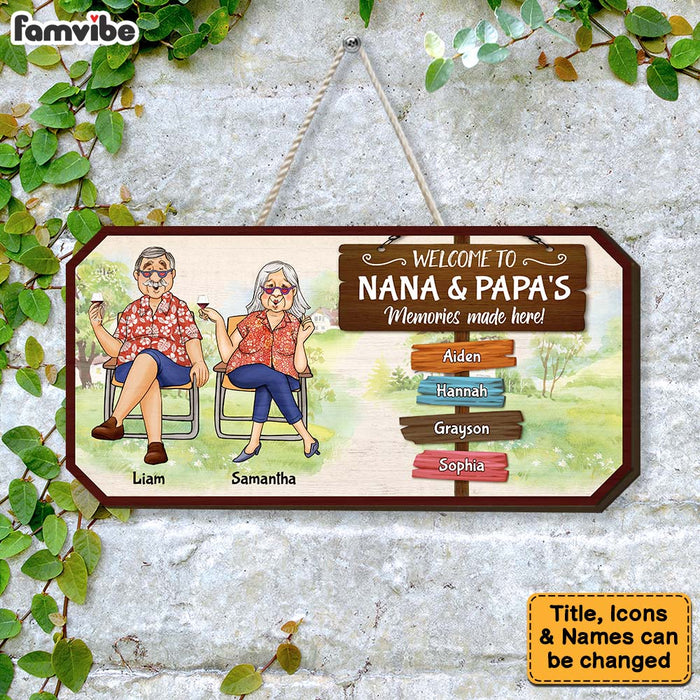 Personalized Gift For Grandparent Welcome Wood Sign 28290 1