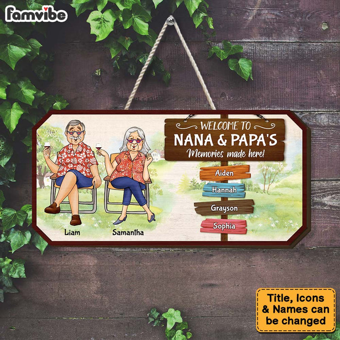 Personalized Gift For Grandparent Welcome Wood Sign 28290 1