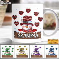 Personalized Gift For Grandma Christmas Snowman Mug 28292 thumb 1