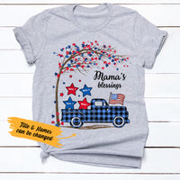Personalized Patriotic Blessings Mama Grandma T Shirt MY39 65O36 thumb 1