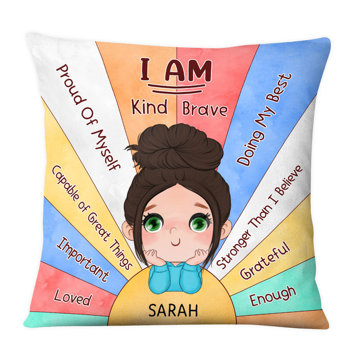 Personalized Gift For Granddaughter Positive Affirmation Pillow 28293 1