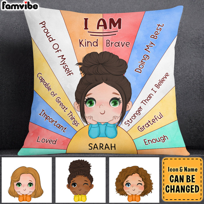 Personalized Gift For Granddaughter Positive Affirmation Pillow 28293 1