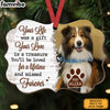 Personalized Dog Loss Gift Missed Forever Photo Benelux Ornament 28297 1
