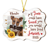 Personalized Dog Loss Gift If Love Could Have Saved You Photo Benelux Ornament 28298 1