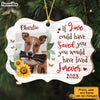 Personalized Dog Loss Gift If Love Could Have Saved You Photo Benelux Ornament 28298 1