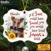 Personalized Dog Loss Gift If Love Could Have Saved You Photo Benelux Ornament 28298 1