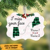 Personalized Long Distance Miss Your Face Benelux Ornament NB184 30O47 1