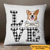 Personalized Love Dog  Pillow DB32 30O47 thumb 1