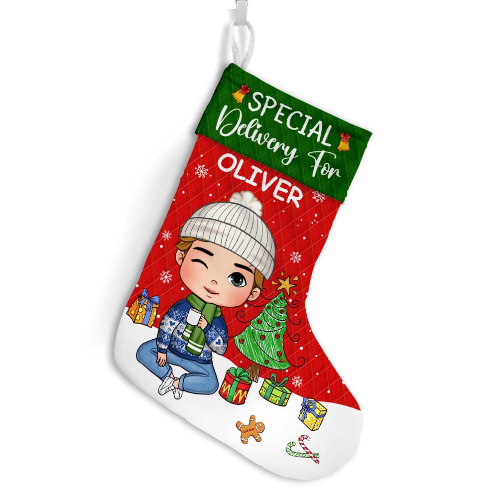 Personalized Delivery For Grandson Stocking 28305 Primary Mockup