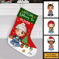 Personalized Delivery For Grandson Stocking 28305 thumb 1
