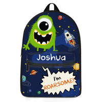 Personalized Gift For Grandson I'm Roarsome Monster BackPack 28307 thumb 1