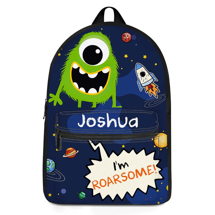 Personalized Gift For Grandson I'm Roarsome Monster BackPack 28307 1