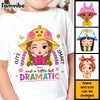 Personalized Gift For Granddaughter Cute Smart And Dramatic Kid T Shirt 28314 1