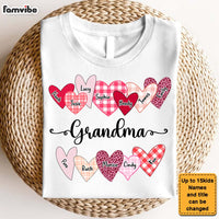 Personalized Gift For Grandma Sweet Heart Pattern Shirt - Hoodie - Sweatshirt 28316 thumb 1