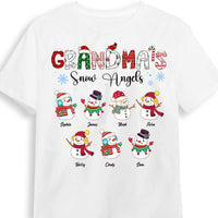 Personalized Gift For Grandma Snow Angels Shirt - Hoodie - Sweatshirt 28321 thumb 1