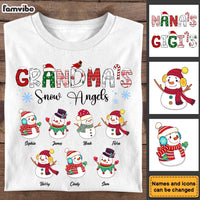 Personalized Gift For Grandma Snow Angels Shirt - Hoodie - Sweatshirt 28321 thumb 1