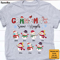Personalized Gift For Grandma Snow Angels Shirt - Hoodie - Sweatshirt 28321 thumb 1