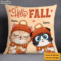 Personalized Gift For Cat Lovers Hello Fall Pillow 28322 thumb 1