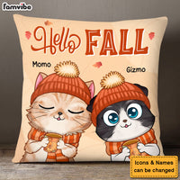 Personalized Gift For Cat Lovers Hello Fall Pillow 28322 thumb 1