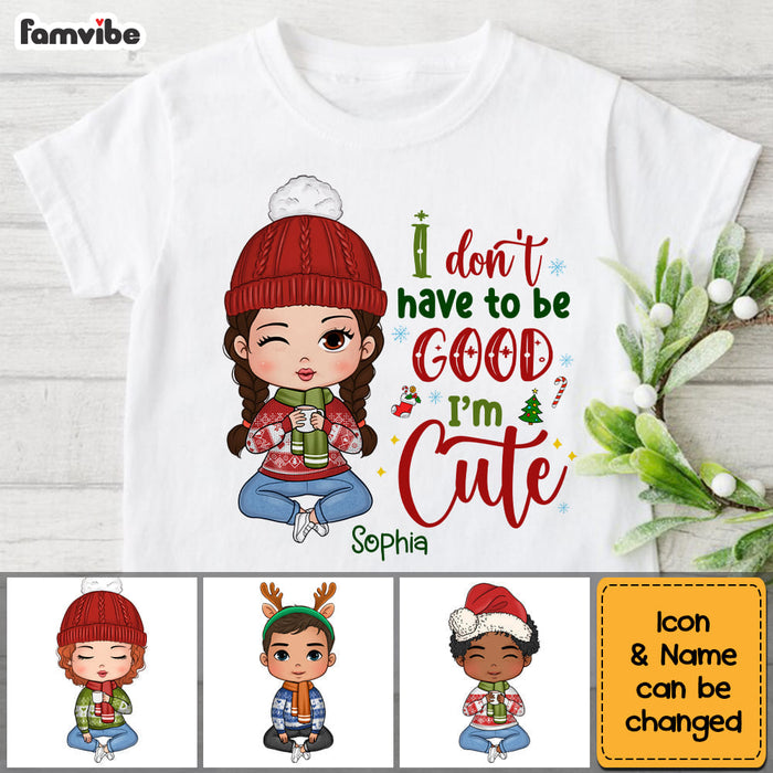Personalized Christmas Gift For Granddaughter I'm Cute Kid T Shirt 28323 1
