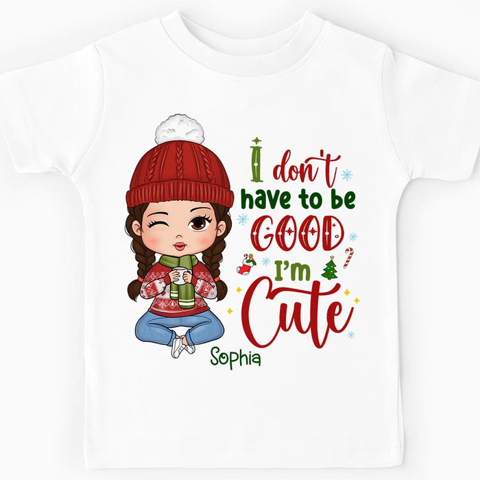Personalized Christmas Gift For Granddaughter I'm Cute Kid T Shirt 28323 1