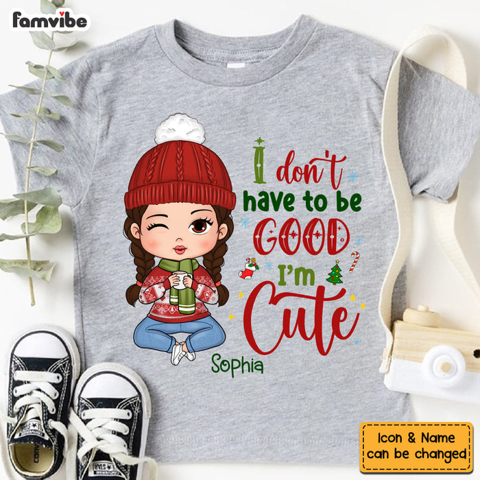Personalized Christmas Gift For Granddaughter I'm Cute Kid T Shirt 28323 1