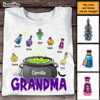 Personalized Gift For Grandma Witch's Poisons Cauldron Shirt - Hoodie - Sweatshirt 28324 thumb 1