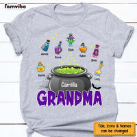 Personalized Gift For Grandma Witch's Poisons Cauldron Shirt - Hoodie - Sweatshirt 28324 thumb 1