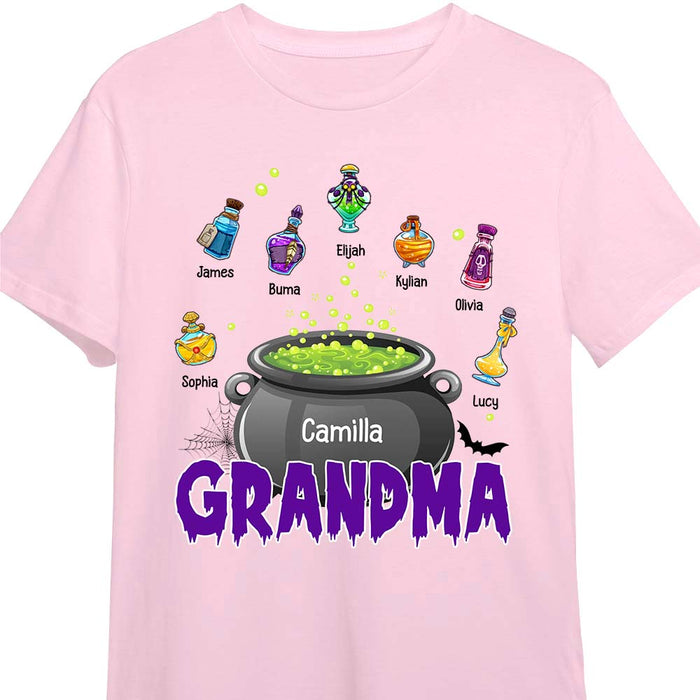 Personalized Gift For Grandma Witch's Poisons Cauldron Shirt - Hoodie - Sweatshirt 28324 1