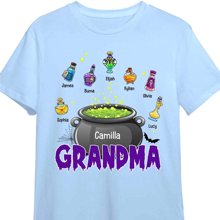 Personalized Gift For Grandma Witch's Poisons Cauldron Shirt - Hoodie - Sweatshirt 28324 1