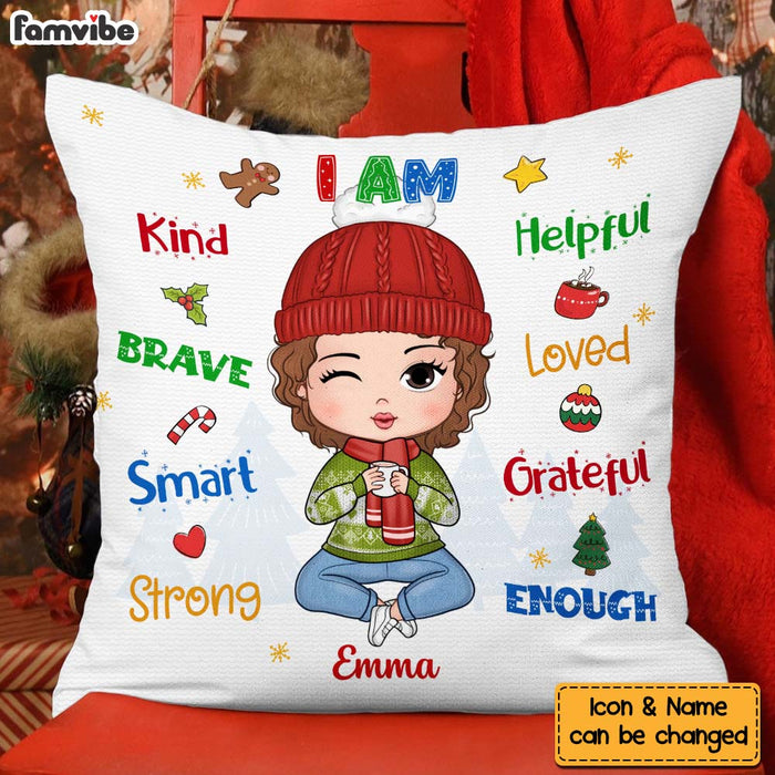 Personalized Christmas Gift For Granddaughter Pillow 28333 1
