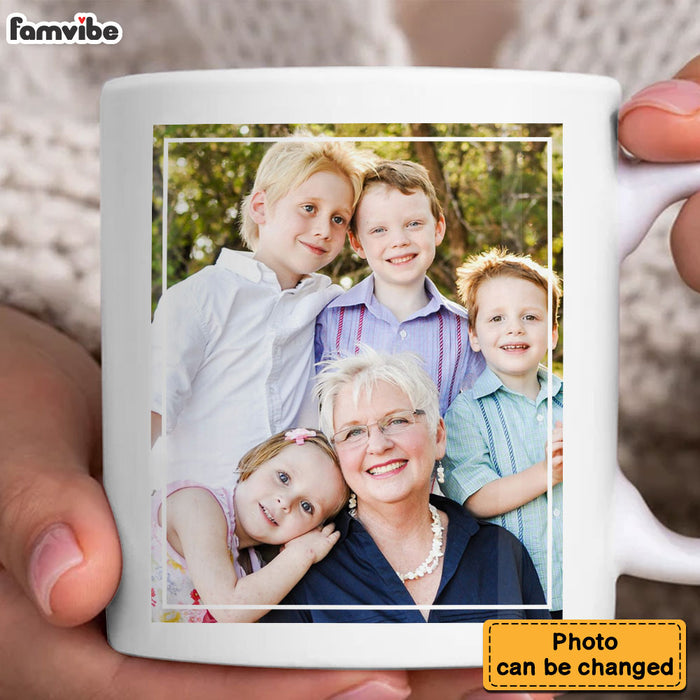 Personalized Gift For Grandma Upload Photo Gallery Mug 28340 1