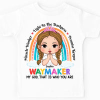 Personalized Gift For Granddaughter Waymaker Christian Kid T Shirt 28343 thumb 1