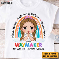 Personalized Gift For Granddaughter Waymaker Christian Kid T Shirt 28343 thumb 1