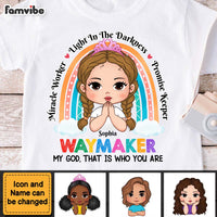 Personalized Gift For Granddaughter Waymaker Christian Kid T Shirt 28343 thumb 1