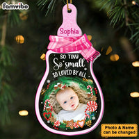 Personalized Christmas Gift For Newborn Baby So Loved By All Photo Ornament 28347 thumb 1
